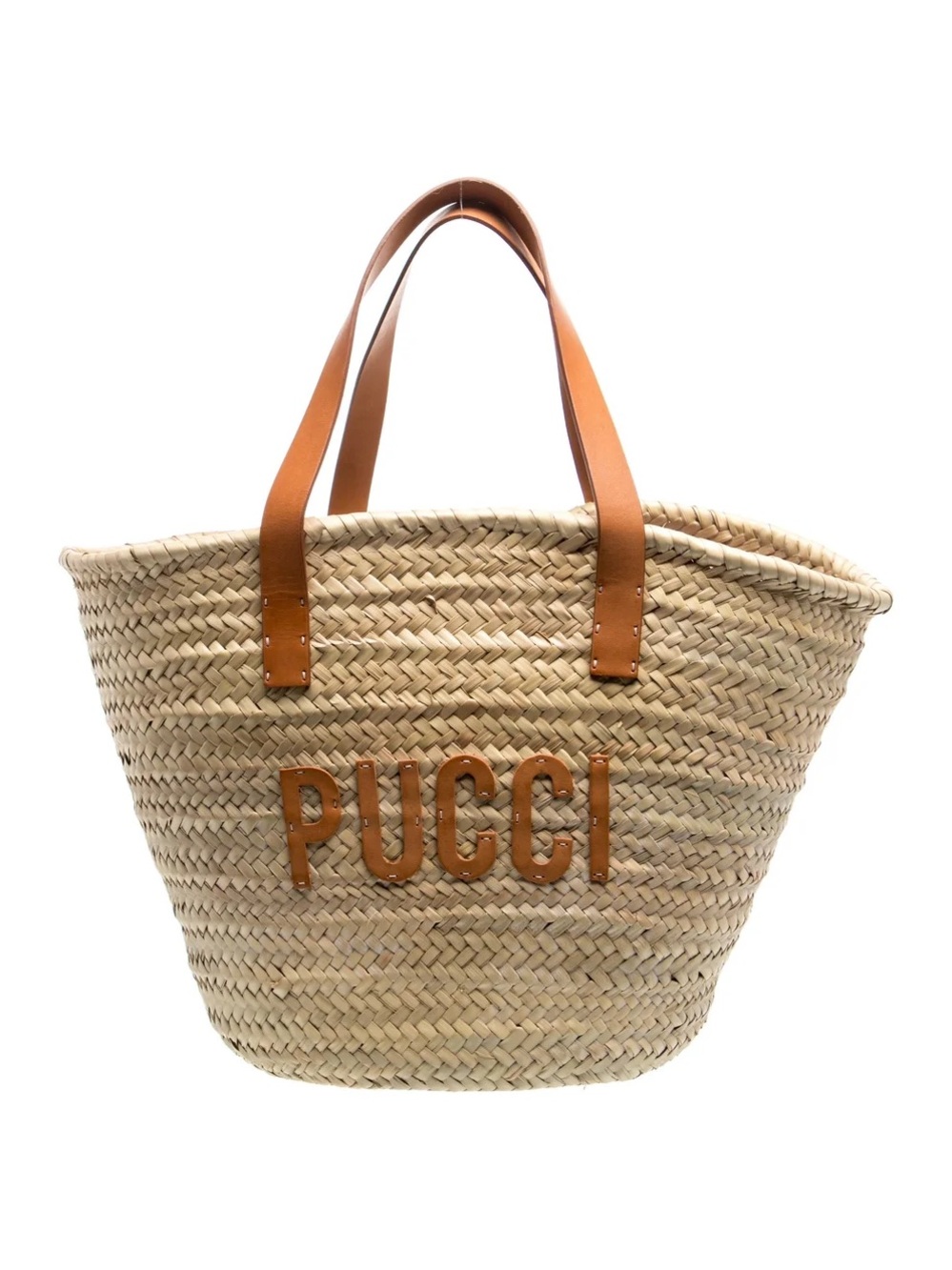 Emilio Pucci Logo-Embellished Basket Bag